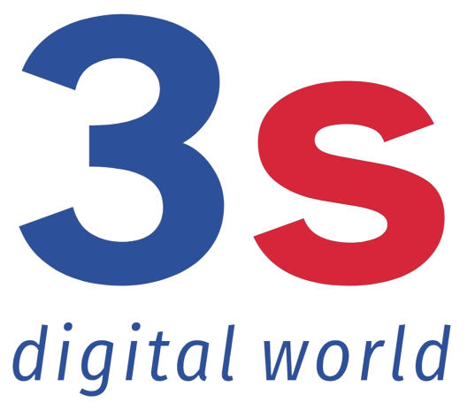 3S digital World Logo